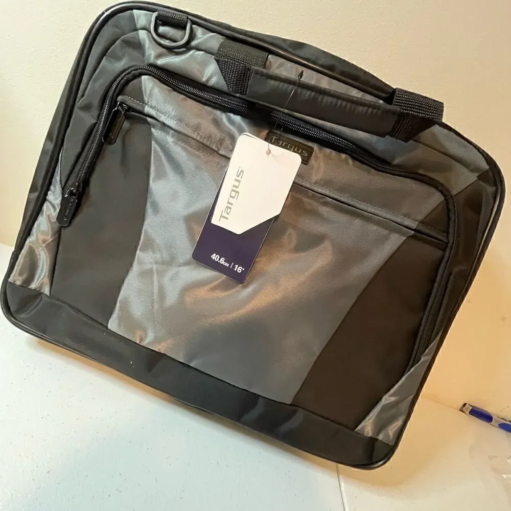 Targus 16” Citylight Topload computer bag messenger bag black gray new